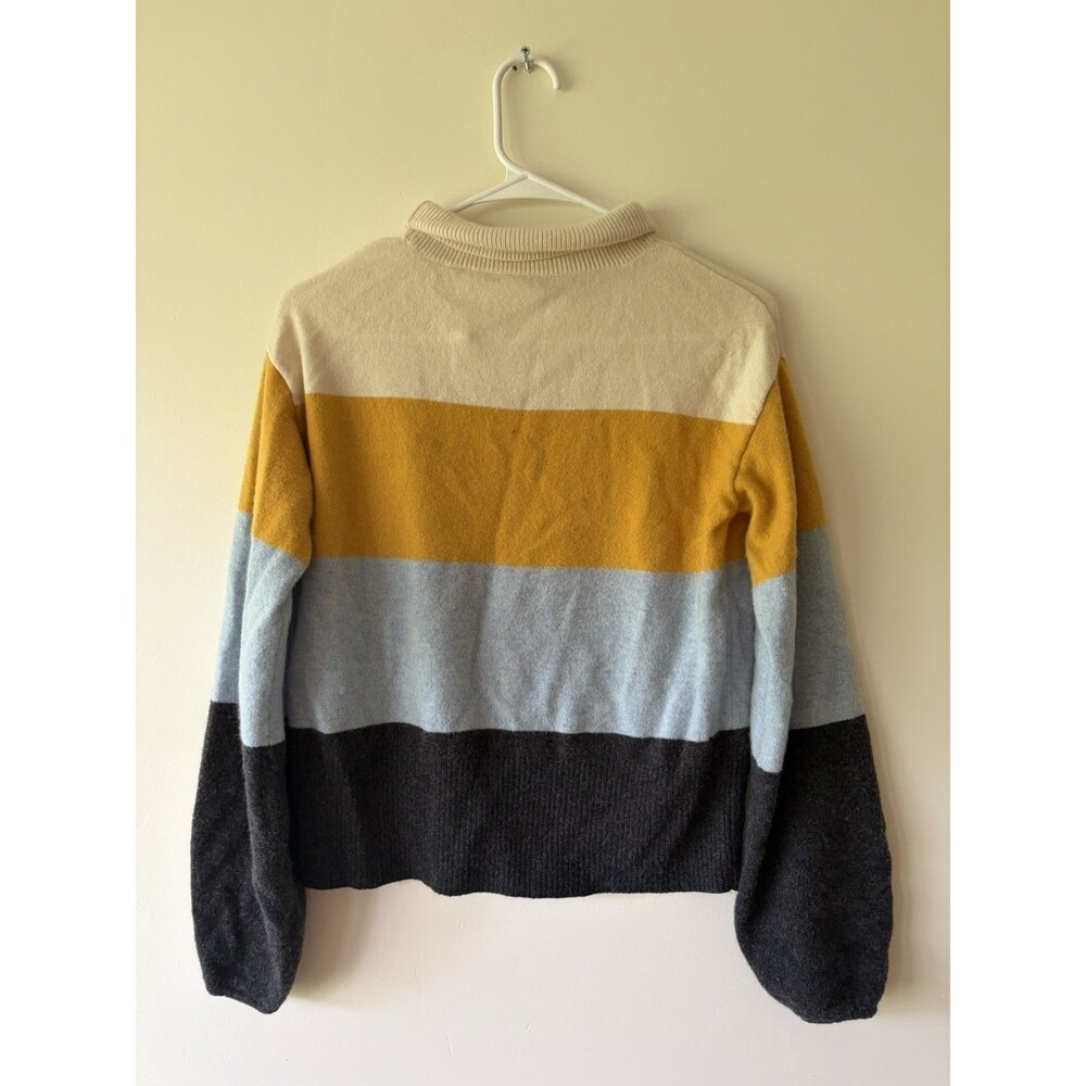 Veronica Beard FAB! Faber Color Blocked Sweater Knit 100% Cashmere Size XS